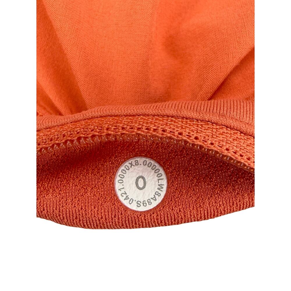 LULULEMON Pace Rival Mid-Rise Skirt Extra Long Size 0 Warm Coral - Picture 5 of 8